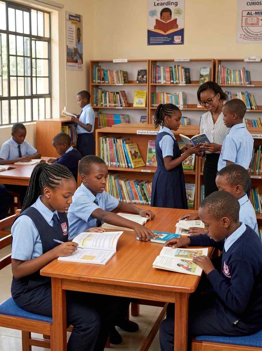 Library Reading at Al-Miraj Educational Centre